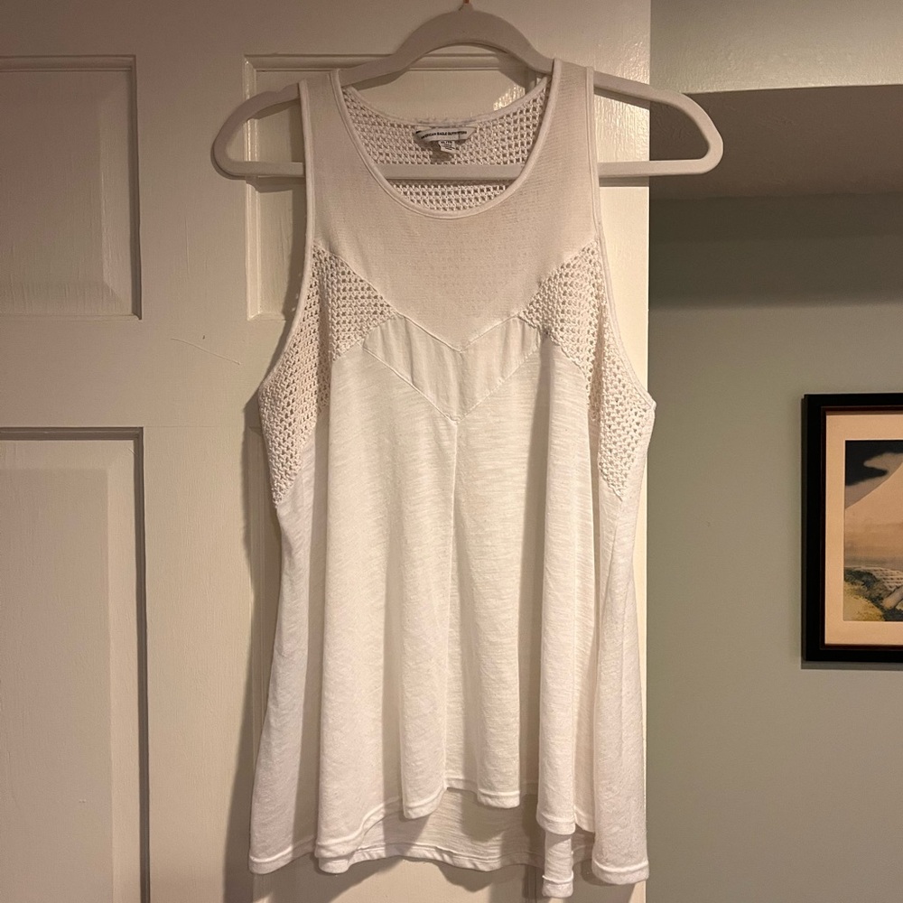 American Eagle Outfitters with Crochet detail Tank Top